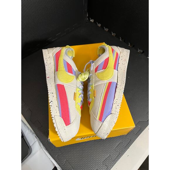 Nike Cortez SP x Union LA Lemon‎ Frost Sneakers [DR1413-100] Men's Size 10.5 - Picture 5 of 11